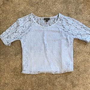 Periwinkle lace top